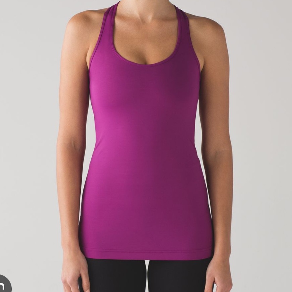 Lululemon purple racerback tank top